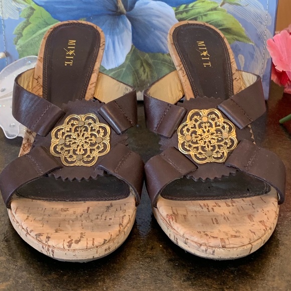 🌈 MixIt - Leather Slide Sandals - Picture 2 of 7